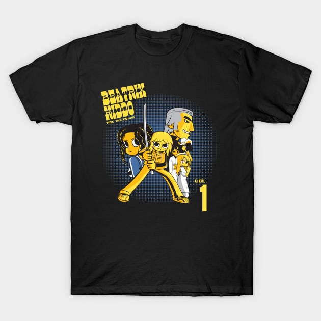 Beatrix Kiddo Vs. The DeVas T-Shirt by Moysche